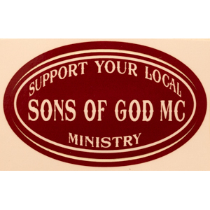 SOG MC Support Sticker - Oval